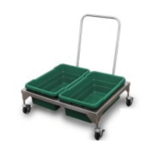 Daniels Food Equipment Stainless Steel Unloader Cart