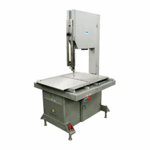 Biro Model 55 – 22" Meat Saw (Shown with Optional Double Rolling Table Configuration)